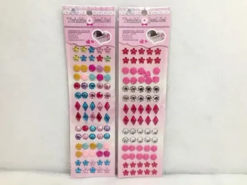 Imagen de Sticker Twinkle Jewel Seal apliques con formas y colores varios *70 unidades