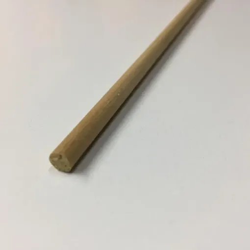 Imagen de varilla o palo redondo de madera de Haya de 6mms de ancho varilla de 140cms