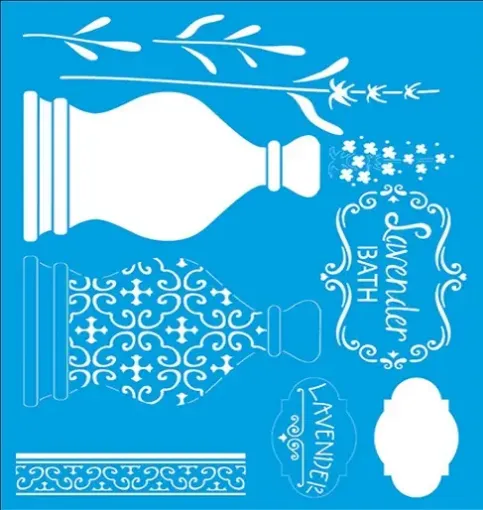 Imagen de Stencil marca "LITOARTE" de 20x25cms. cod.STR-099
