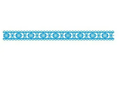 Imagen de Stencil marca "LITOARTE" puntilla 28*3.7cms. cod.STAB-008