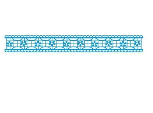 Imagen de Stencil marca "LITOARTE" puntilla 28*3.7cms. cod.STAB-002