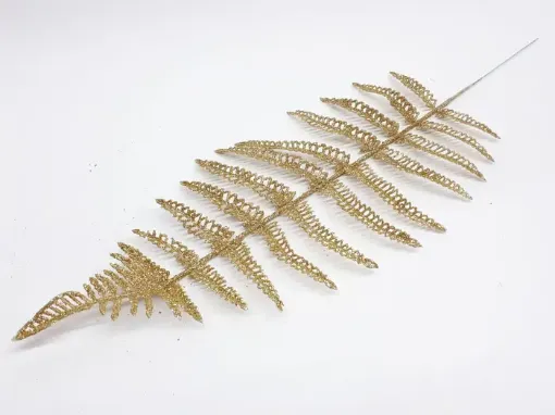 Imagen de Rama hojas doradas o plateadas de 15*40cms. *4 unidades