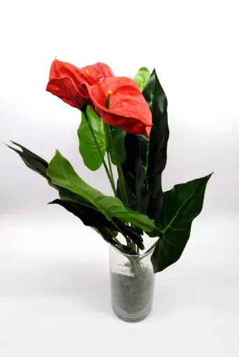 Imagen de Planta artificial de Anturio chica de 50cms. de altura W2135