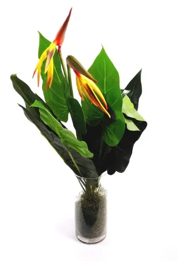 Imagen de Planta artificial Pajarito de 12 hojas de 60cms. de altura W2248