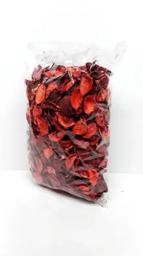 Imagen de Petalos disecados en paquete 250grs. A1878 color rojo