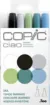 Imagen de Set de marcadores profesionales COPIC CIAO alcohol doble punta  set de 6 colores con tonalidades Marinos