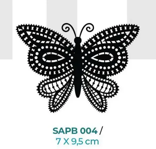 Imagen de Sello decorativo flexible marca "HYN" 10*7cms. Aplique B SAPB004