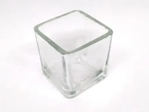 Imagen de Vaso votivo portavelas de vidrio para tea light de 5*5cms.