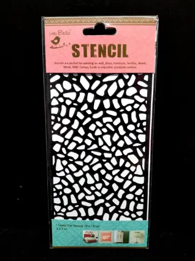 Imagen de Stencil Little Birdie 1 plantilla de 10*18cms. CR72992 Mosaico