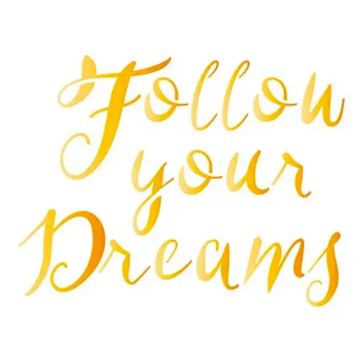 Imagen de Stencil marca LITOARTE de 10x10cms. cod.STX-261 Follow your Dreams