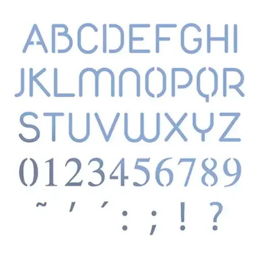 Imagen de Stencil marca "LITOARTE" 10x10 cms. cod.STX-349
