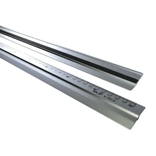 Imagen de Regla de metal aluminio marca "TEX" de 30cms