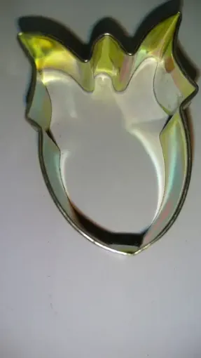 Imagen de Cortante de metal chapa galvanizada modelo hoja de cala de 4.5cm.