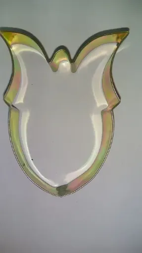 Imagen de Cortante de metal chapa galvanizada modelo hoja de cala de 9cm.
