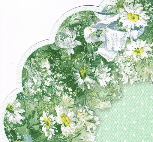 Imagen de Servilleta para decoupage estampada motivos flores y jardin cod.F211