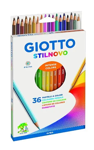 Imagen de Lapices de color "GIOTTO" STILNOVO en caja de 36 colores