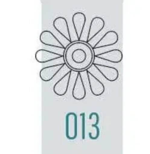 Imagen de Sello decorativo flexible marca "HYN" MINI serie M modelo 013