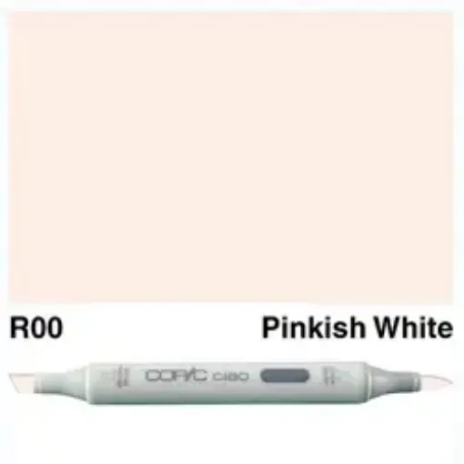 Imagen de Marcador profesional COPIC CIAO alcohol doble punta color R00 Pinkish White