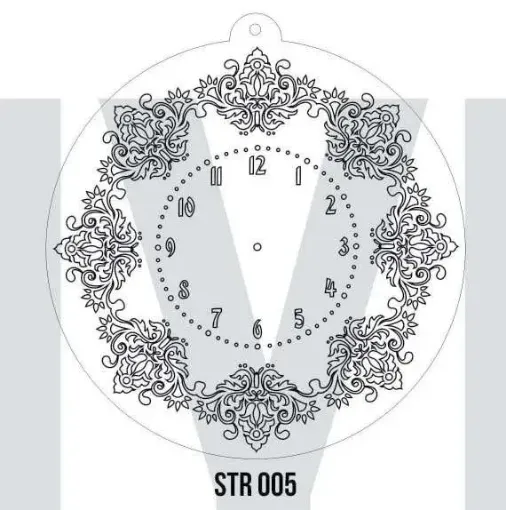 Imagen de Stencil marca HyN Serie STR reloj de 30cms. modelo 005