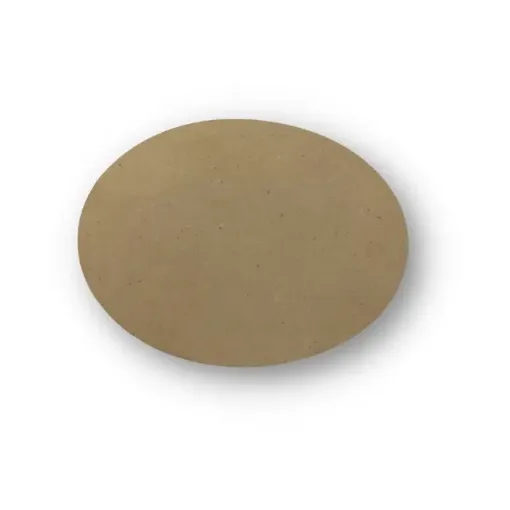 Imagen de Peana base de MDF de 3mms. de espesor forma ovalo ancho de 10*7.5cms. Nro.1