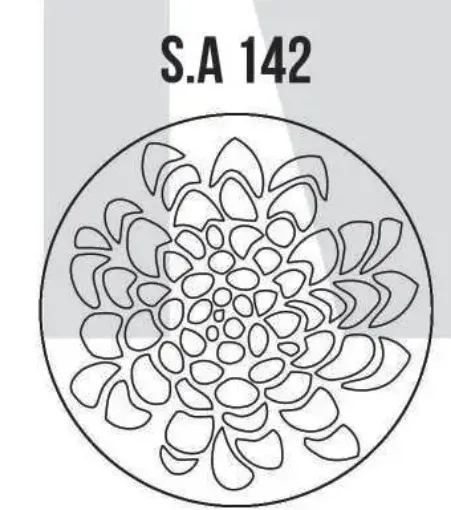 Imagen de Sello decorativo flexible marca "HYN" serie A modelo 142