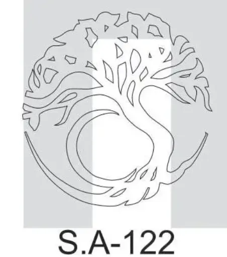 Imagen de Sello decorativo flexible marca "HYN" serie A modelo 122