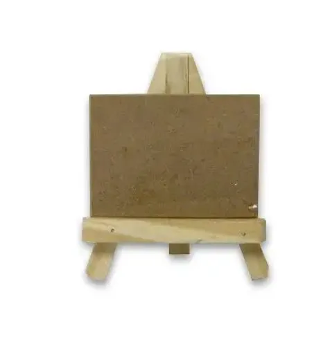 La Casa del Artesano-Caja de madera de pino y tapa de MDF rectangular con  bisagras con broche (30*40)12cms.