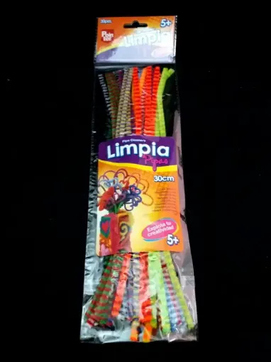 Imagen de Limpia pipas chenil multicolor de 30cms. "POINTER" 30 unidades RM-003