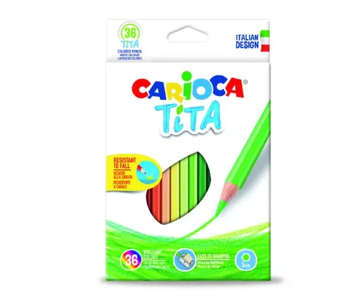 Imagen de Lapices "CARIOCA" Tita punta de 3mms por 36 colores brillantes