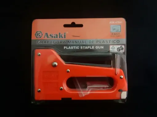 Imagen de Engrampadora o grapadora manual de metal "ASAKI" 4 a 8mms. ASK-07641