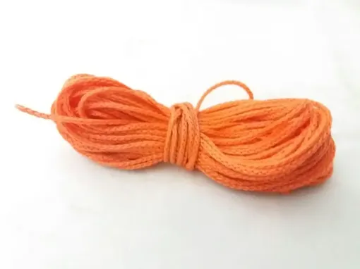 Imagen de Cordon de PP redondo fino de 2mms colita de raton FEFE por 10mts color Naranja