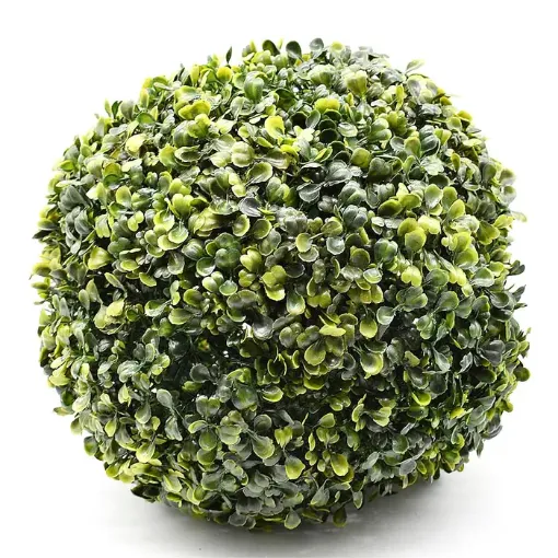 Imagen de Esfera de pasto artificial grande de 28cms. Tipo trebol