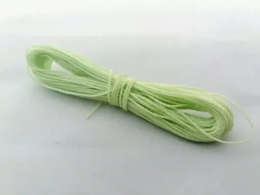 Imagen de Hilo o cordon encerado fino SETTANYL *10mts. color verde 1405