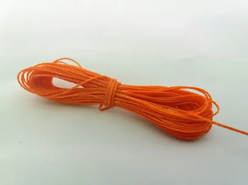 Imagen de Hilo o cordon encerado fino SETTANYL *10mts. color naranja 0030