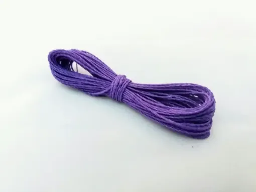 Imagen de Hilo o cordon encerado fino SETTANYL *10mts. color violeta 0369