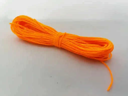 Imagen de Hilo o cordon encerado fino SETTANYL *10mts. color naranja fluo 0393