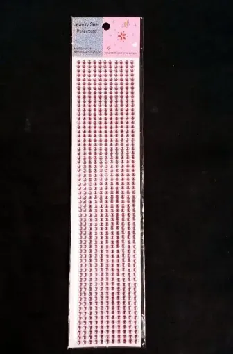 Imagen de Brillo adhesivo redondo 4mms. tira de 693 unidades rojo