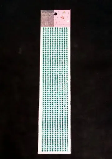Imagen de Brillo adhesivo redondo 4mms. tira de 693 unidades verde