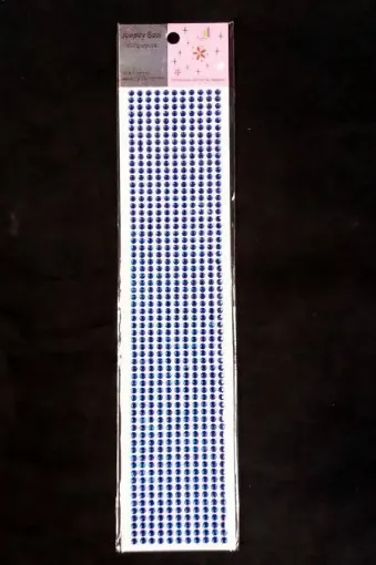Imagen de Brillo adhesivo redondo 4mms. tira de 693 unidades azul