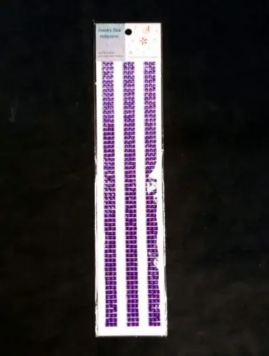 Imagen de Brillo adhesivo cuadrado 4mms. tira de 522 unidades violeta