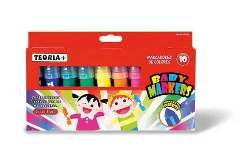 Imagen de Marcadores "TEORIA" Baby Markers *10 colores