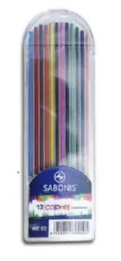 Imagen de Minas de colores "SABONIS" de 2mms. 90mms. de largo *12 unidades