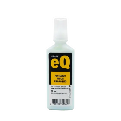 Imagen de Adhesivo multiproposito "EQ Arte" en frasco de 40cc