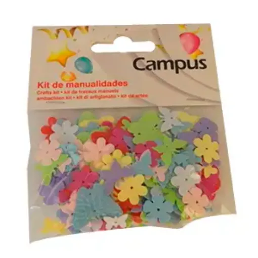 Imagen de Confetti "CAMPUS" mariposas surtidas de colores *14gr