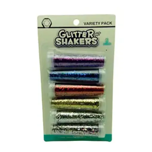 Imagen de Brillantina "GLITTER ART SHAKERS" *6 tubos colores Metal de 7grs.