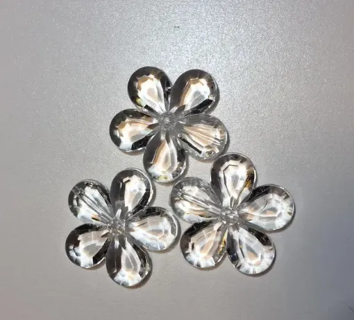 Imagen de Piedra cairel flor de 30mms. facetado *3 unidades