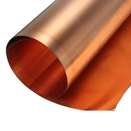 Imagen de Chapa o lamina de cobre blanda para repujar de 0.2 mms de 50*30cms