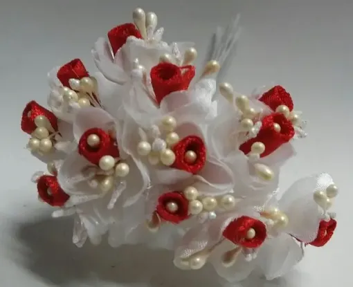 Imagen de Ramito de flores de tul con pistilos cod.16123