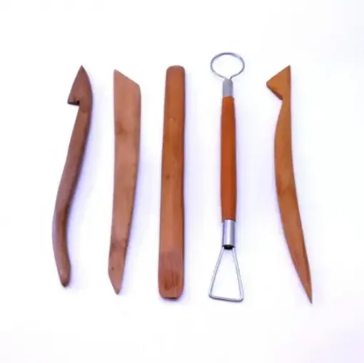 Imagen de Set de 5 herramientas de madera para modelado 