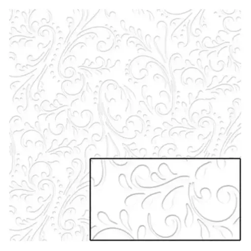 Imagen de Papel con relieve blanco "LITOARTE" 240gr de 47.5*65.5cms. diseño Gotas